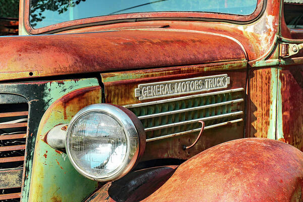 Old Pickup Truck Art Print featuring the photograph Rusty Truck by Rick Perkins