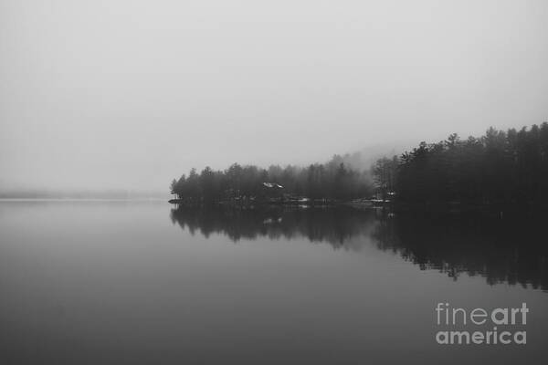 Schroon Lake Art Print featuring the photograph Schroon Lake On January First by Fantasy Seasons