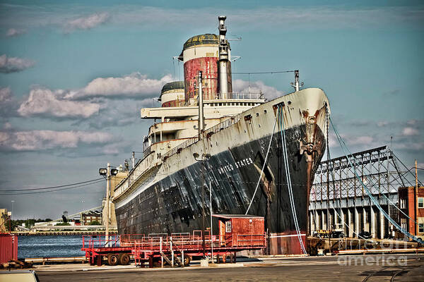 Uss United States Art Print featuring the photograph USS United States by Stacey Granger