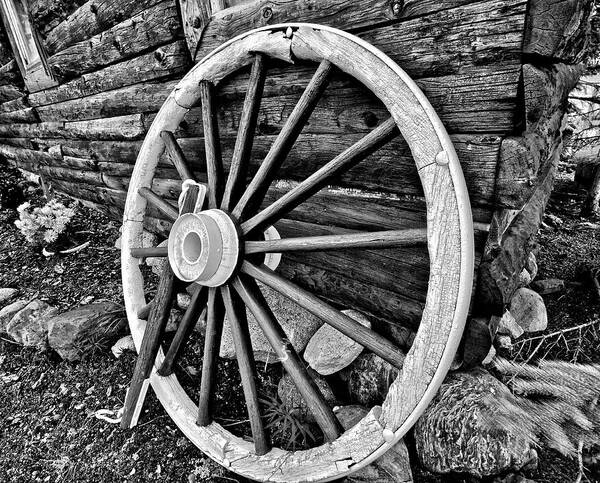 Cabin Art Print featuring the photograph Painted Wagon by Ed Boudreau