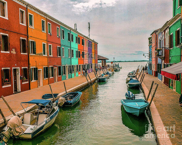  Art Print featuring the photograph Burano, Italy #1 by Ken Arcia