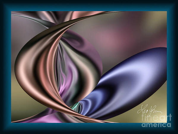 Love Art Print featuring the digital art Love Has Shape And Colors by Leo Symon