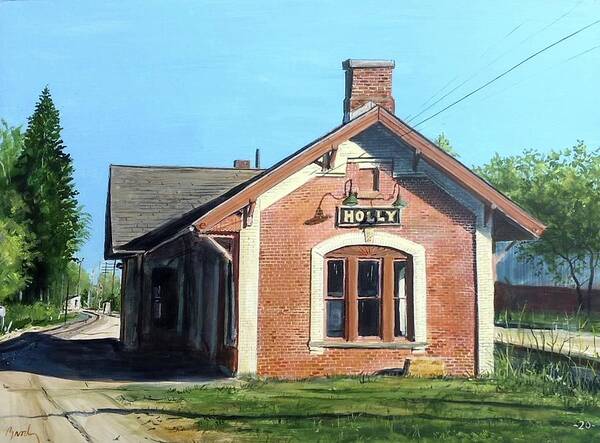 Depot Art Print featuring the painting Our Time by William Brody