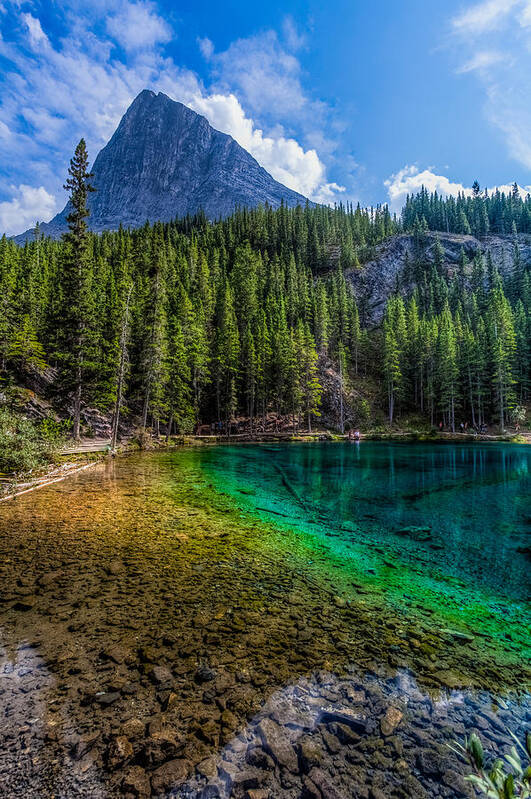 Grassi Lakes Art Print featuring the photograph Grassi Lakes Canada by Tommy Farnsworth