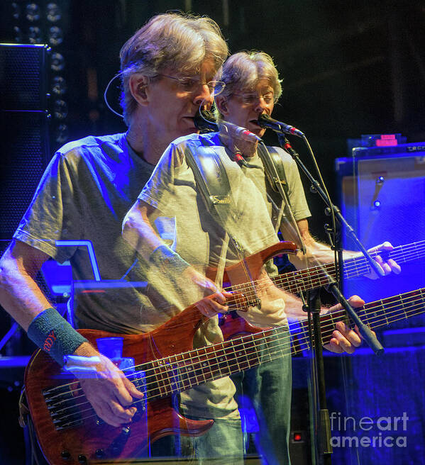 Furthur Art Print featuring the photograph Phil Lesh with Furthur by David Oppenheimer