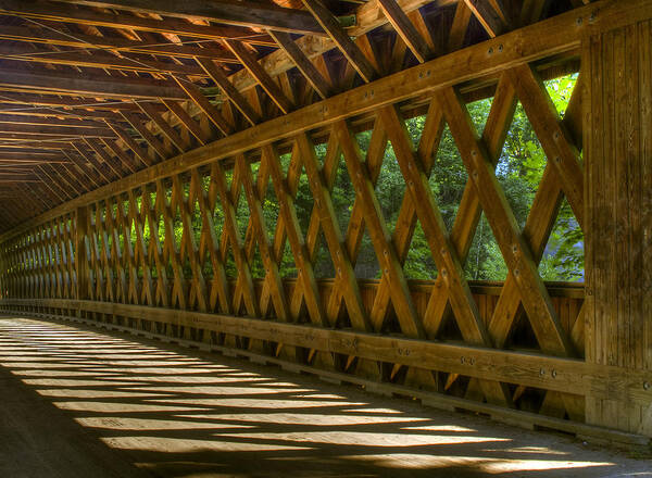 2x3 Art Print featuring the photograph State Road Covered Bridge by At Lands End Photography