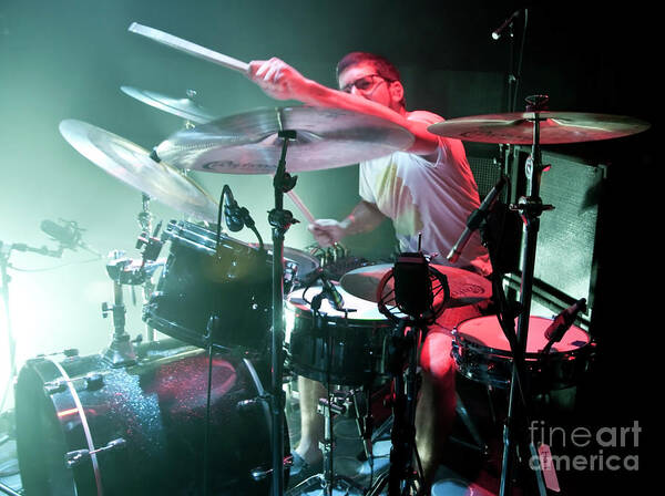 2011 Art Print featuring the photograph Jeremy Salken with Big Gigantic by David Oppenheimer