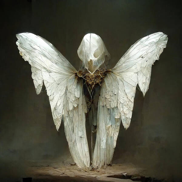 Angel Wings Art Print featuring the photograph Enduring Angel Wings by Scott Slone