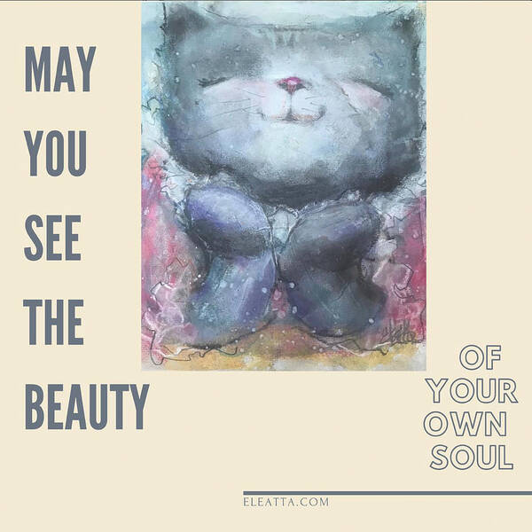 Self Love Art Print featuring the mixed media You Are Beautiful by Eleatta Diver