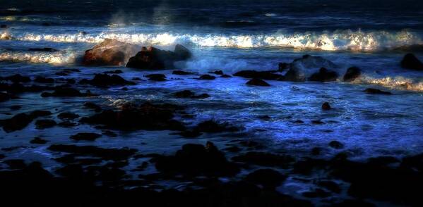 Water Art Print featuring the photograph Surf Light by Jerry Sodorff