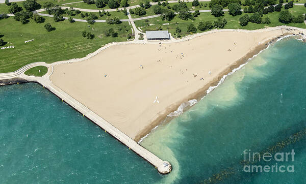 Montrose Beach Art Print featuring the photograph Montrose Beach by David Oppenheimer