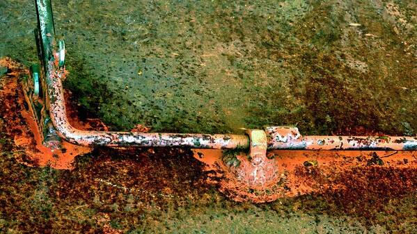 Latch Art Print featuring the photograph Latch 5 by Jerry Sodorff