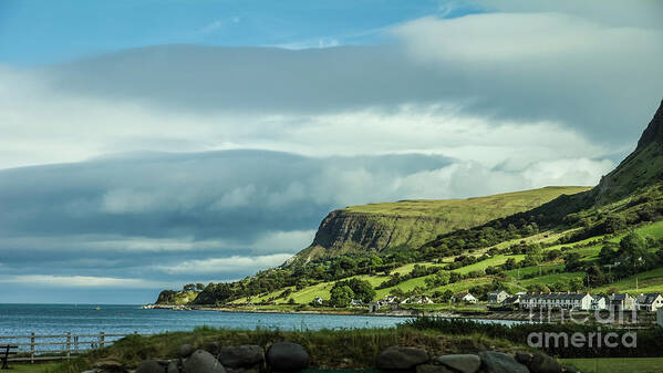 Europe Art Print featuring the photograph Sunshine on the Antrim Coast by Agnes Caruso