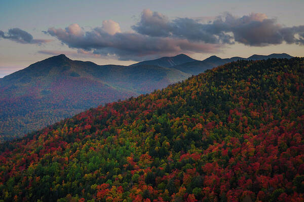 Adirondack Forest Preserve Art Print featuring the photograph Snow Mt View #1 by Bob Grabowski