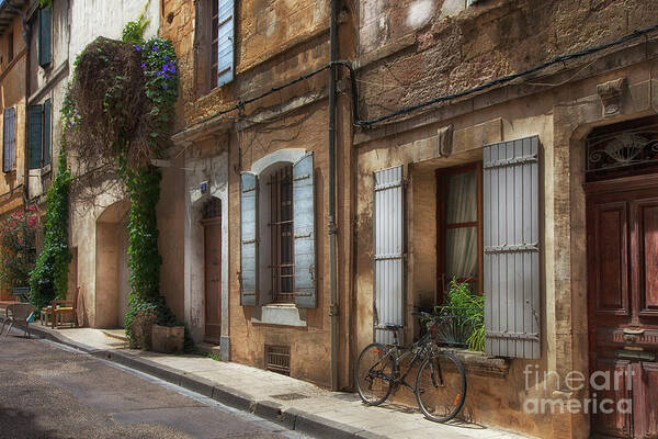 Provence Art Print featuring the photograph Provence Street Scene by Timothy Johnson