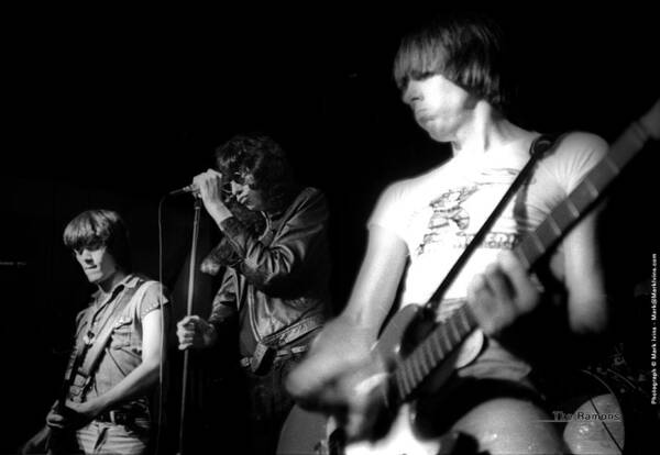 The Ramones Art Print featuring the photograph The Ramones by Mark Ivins