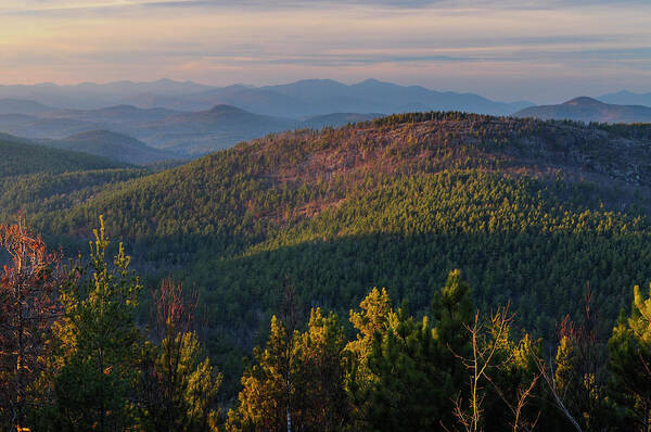 Adirondack Forest Preserve Art Print featuring the photograph Mountain View by Bob Grabowski