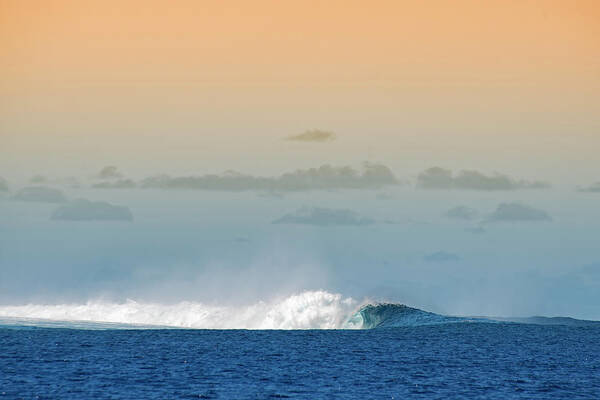 Wave Art Print featuring the photograph Moorea Swell by Tanya G Burnett