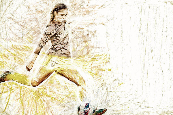 Valpo Art Print featuring the photograph Valparaiso Soccer Sydney Rumple Painted Digitally Etc by David Haskett II