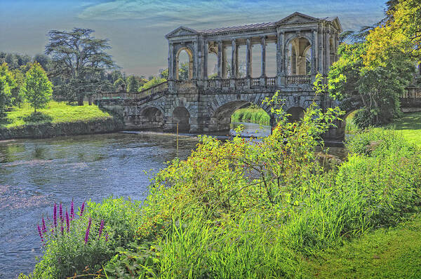 Wilton House Art Print featuring the photograph Covered Bridge by Herman Hagen
