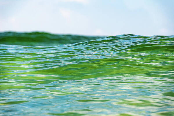 South Walton Art Print featuring the photograph Emerald Wave by Kurt Lischka
