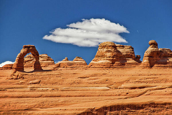 Sky Art Print featuring the photograph Delicate - Rock of Ages Series #12 - Utah, USA - 2011 2/10 by Robert Khoi