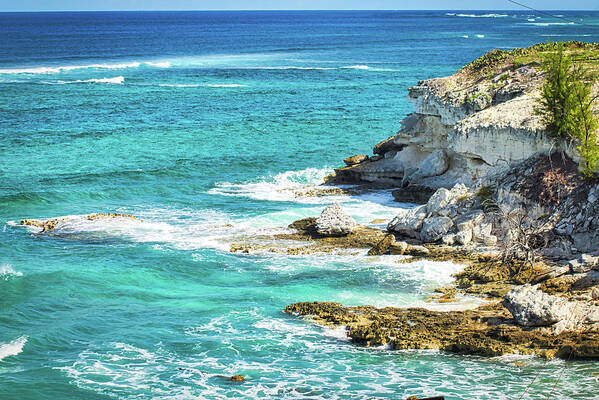 Water Art Print featuring the photograph NorthEast Point Grand Turk by Portia Olaughlin