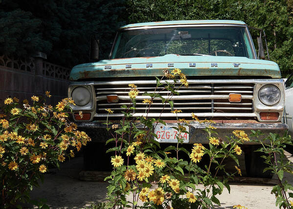 Truck Art Print featuring the photograph Guarded by Trever Miller