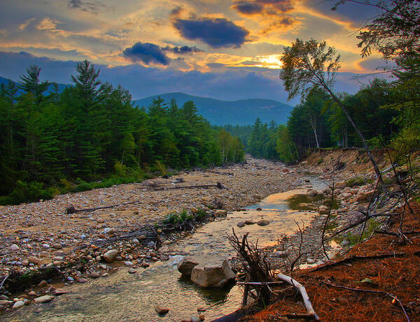 Rocky Branch Art Print featuring the photograph Rocky Branch Sunset by Rockybranch Dreams
