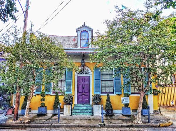 New Orleans Art Print featuring the photograph Colorful NOLA by Portia Olaughlin