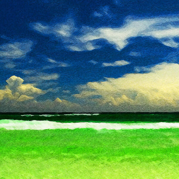 Sandestin Art Print featuring the digital art Colors of Sandestin by Island Hoppers Art