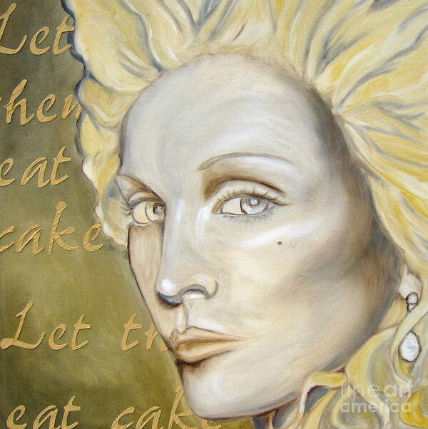 Madonna Art Print featuring the painting Let Them Eat Cake by Holly Picano