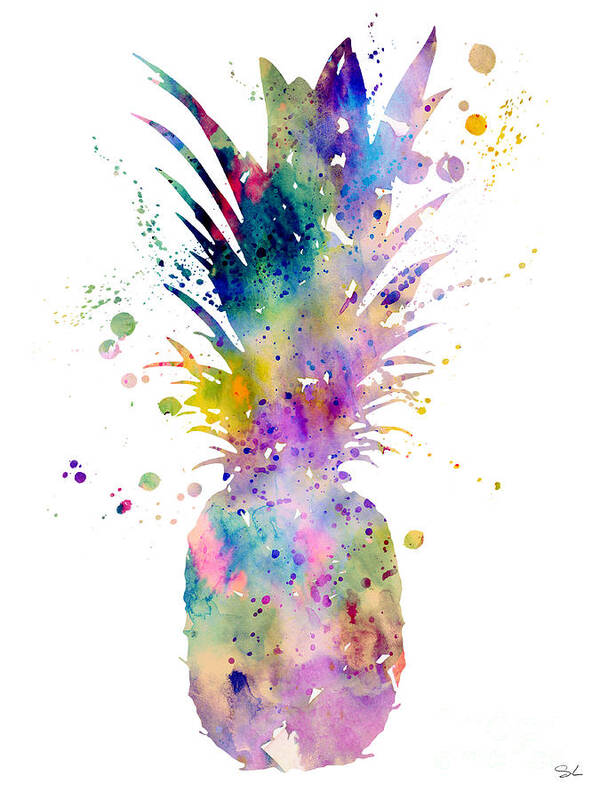 Pineapple by Watercolor Girl