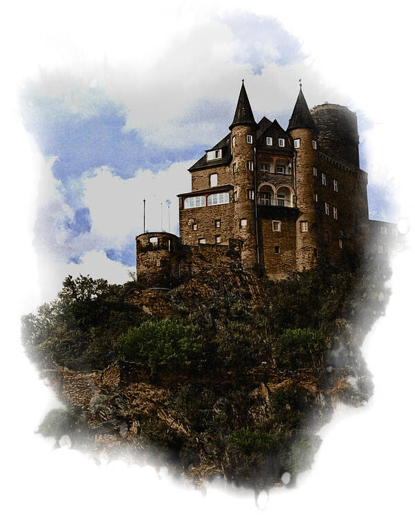 Castle Art Print featuring the photograph Living on the Rhine by Cecil Fuselier