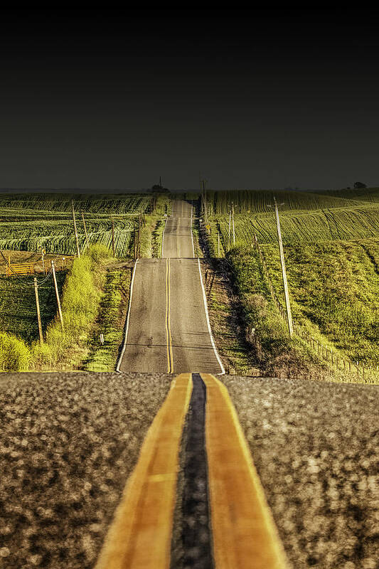 Road Art Print featuring the photograph The Road Rolls On by Don Hoekwater Photography