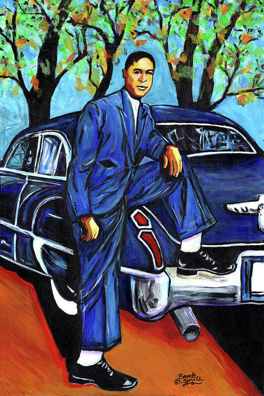 Everett Spruill Art Print featuring the painting Distinguished Gentleman by Everett Spruill