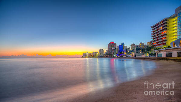 Sunrise Art Print featuring the photograph Sunrise in San Juan by Jason Ludwig Photography