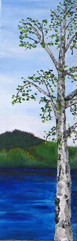 Landscape Art Print featuring the painting Lazy Daze of Summer by Wanda Pepin