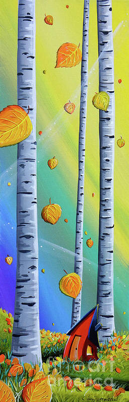Aspen Art Print featuring the painting Fall by Cindy Thornton
