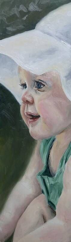 Baby Art Print featuring the painting Innocence by Lindsey Weimer