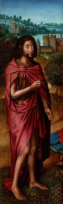 Legend Of Saint Lucy Art Print featuring the painting Saint John the Baptist, 1501 by Master of the Legend of Saint Lucy