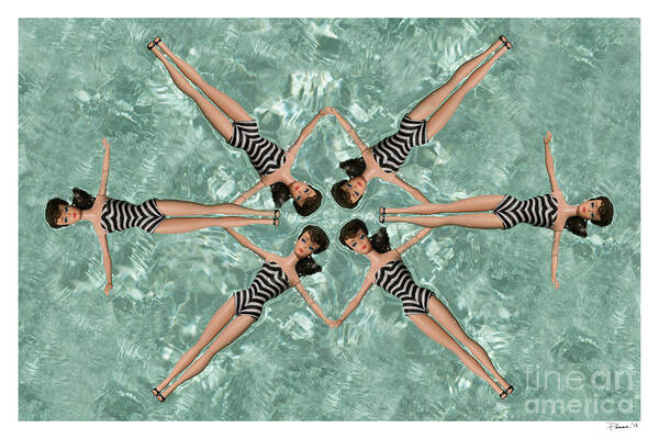 Synchronized Barbie horizontal by David Parise