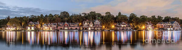 Philadelphia Art Print featuring the photograph Boathouse Row LFTC by Stacey Granger