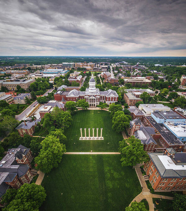 Mizzou Campus by Larry Mcmillian