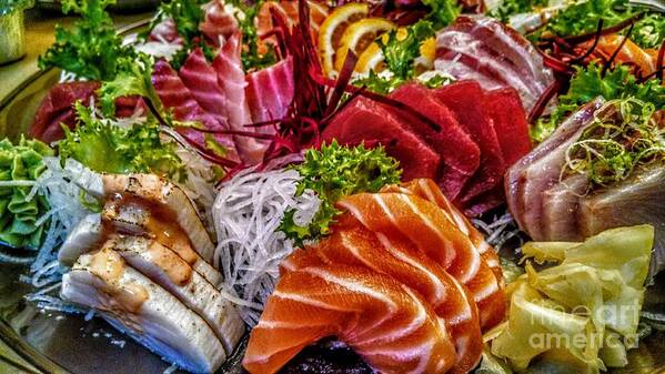 Sushi Art Print featuring the photograph Fresh Fish by Christopher Lotito