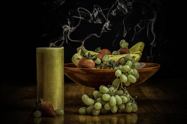Alcohol Art Print featuring the photograph Smokin' Bowl by Don Hoekwater Photography