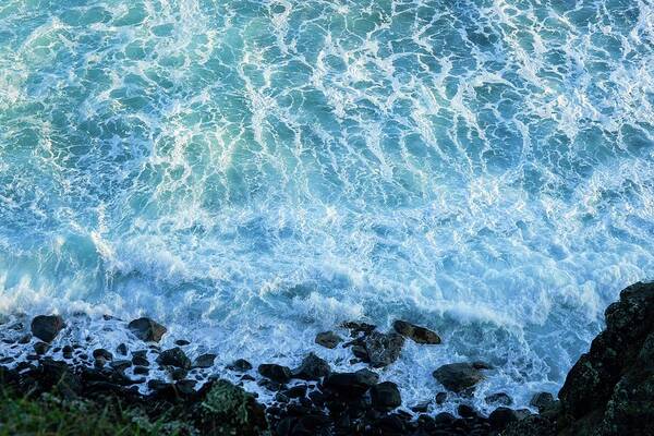 Waves Art Print featuring the photograph Blue Waves by Eric Wiles