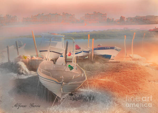 Seascape Art Print featuring the photograph Invierno en Punta del Moral by Alfonso Garcia
