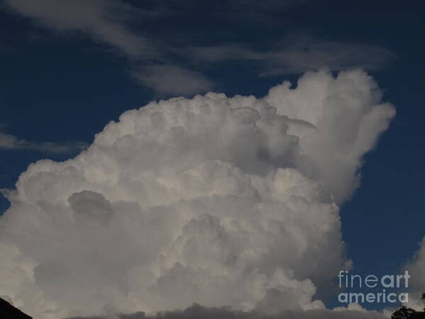 Clouds Art Print featuring the photograph Into The Clouds by Bruce Borthwick