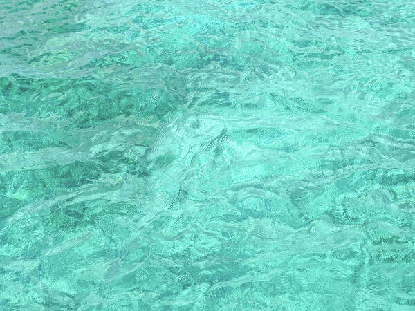 Yucatan Peninsula Art Print featuring the photograph Gentle Turquoise Waters of the Caribbean Sea by Dan Podsobinski